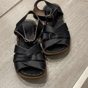 Salt Water Sandals by Hoy Black Kids Sandals